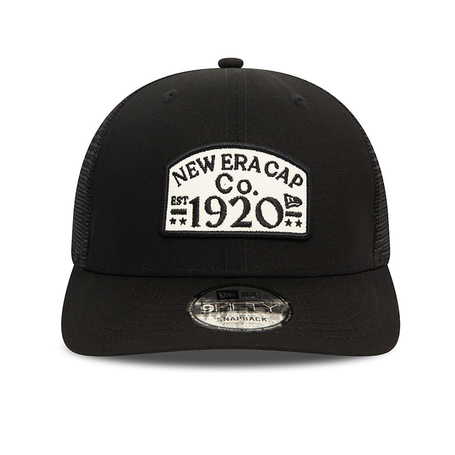 New Era 9FIFTY Patch Black Trucker Cap