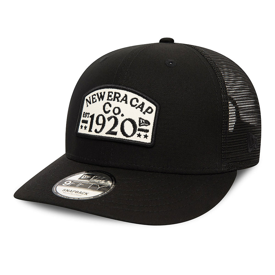 New Era 9FIFTY Patch Black Trucker Cap