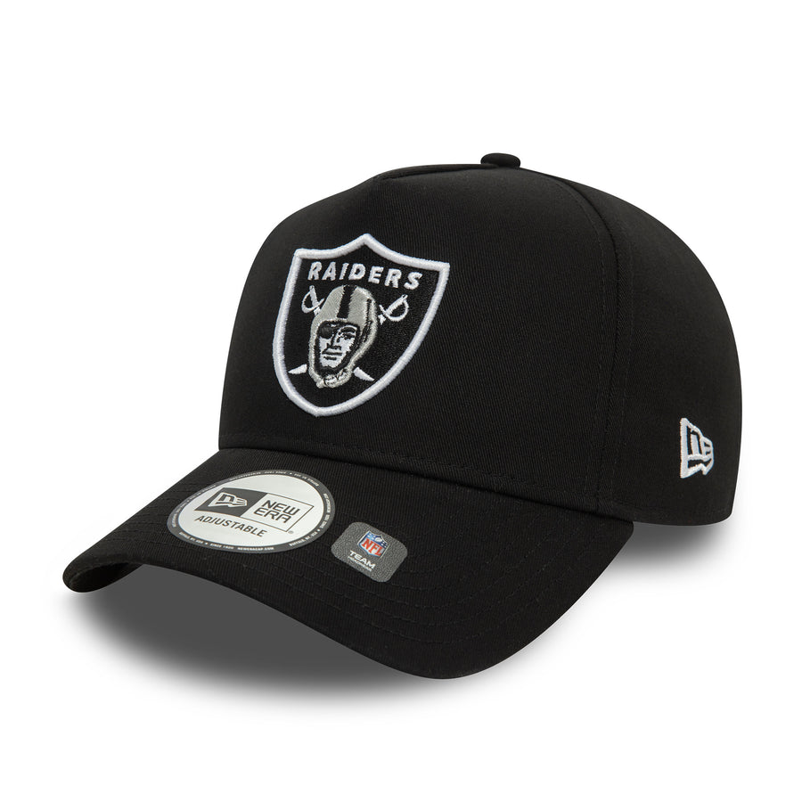 Las Vegas Raiders E-Frame NFL Official Team Colours Black Trucker Cap