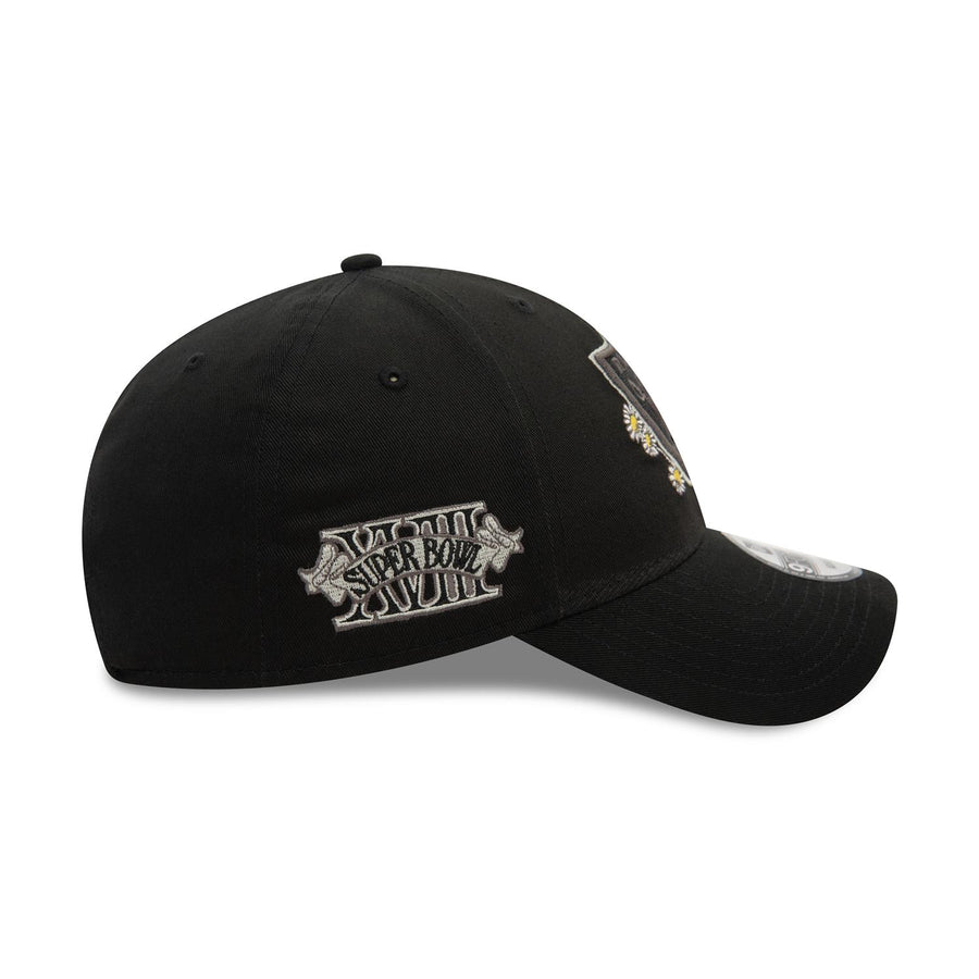 Las Vegas Raiders 9FORTY Flower Icon Black Cap