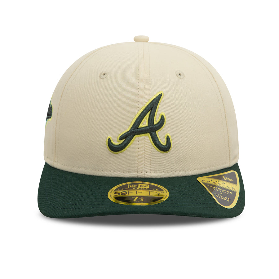 Atlanta Braves 59FIFTY Low Profile Seasonal World Series Stone/Green Cap