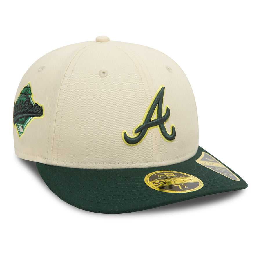 Atlanta Braves 59FIFTY Low Profile Seasonal World Series Stone/Green Cap