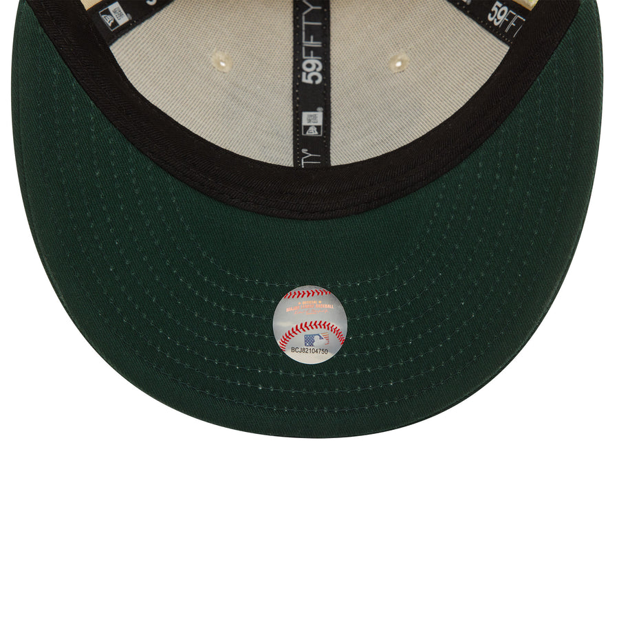 Atlanta Braves 59FIFTY Low Profile Seasonal World Series Stone/Green Cap