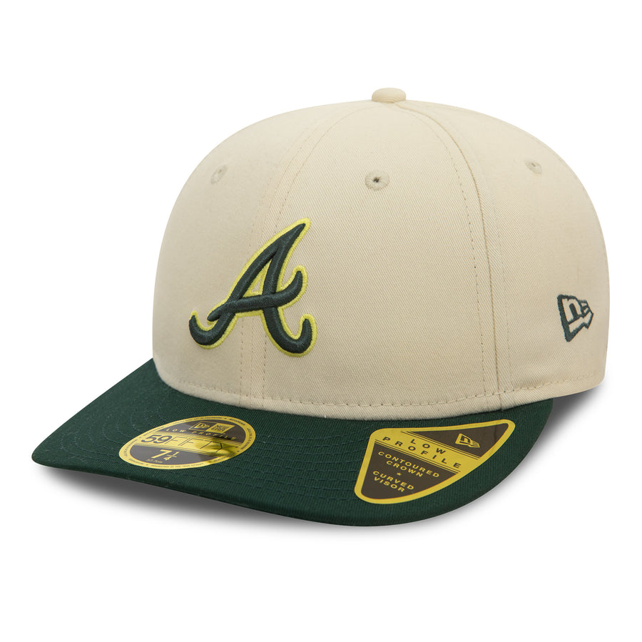 Atlanta Braves 59FIFTY Low Profile Seasonal World Series Stone/Green Cap