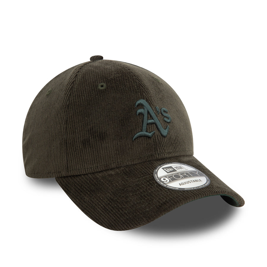 Oakland Athletics 9FORTY Cord Dark Green Cap