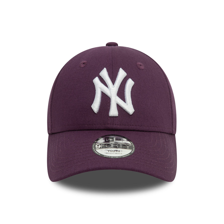 New York Yankees 9FORTY Kids League Essential Dark Purple Cap