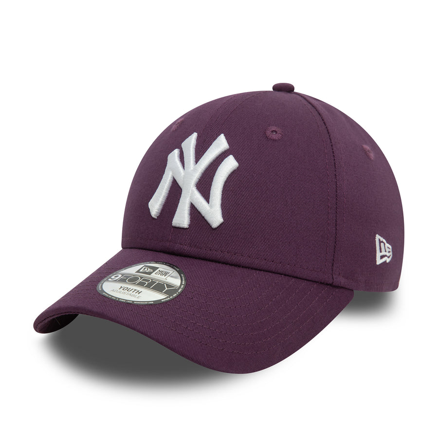 New York Yankees 9FORTY Kids League Essential Dark Purple Cap