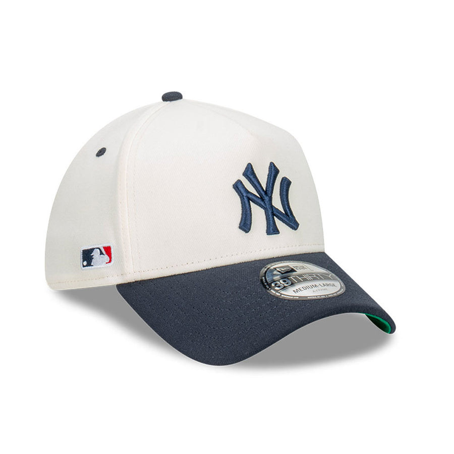 New York Yankees 39THIRTY A-Frame Apac Exclusive White/Navy Cap