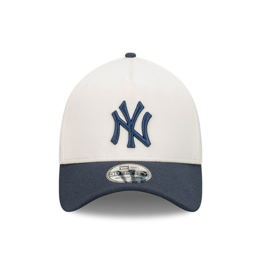 New York Yankees 39THIRTY A-Frame Apac Exclusive White/Navy Cap