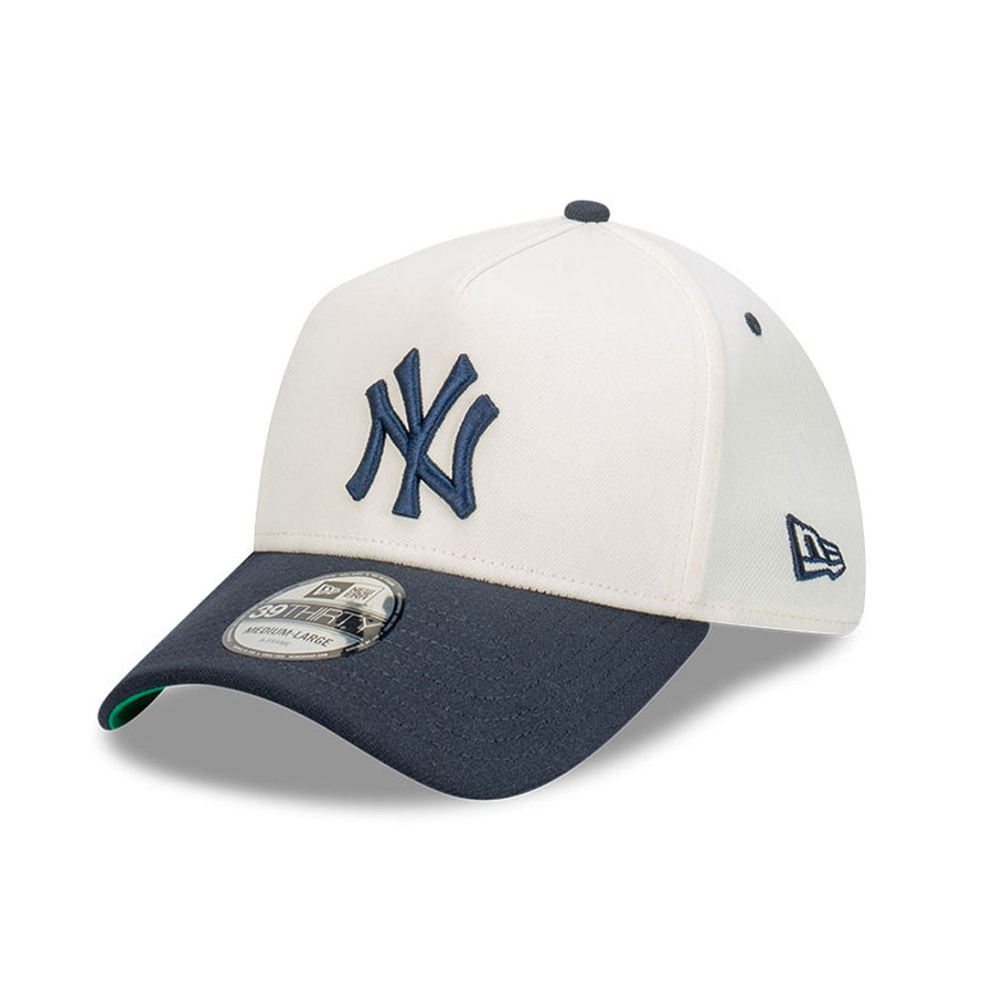 New York Yankees 39THIRTY A-Frame Apac Exclusive White/Navy Cap