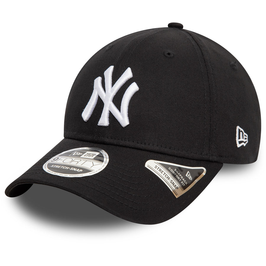 New York Yankees 9FORTY MLB Stretch Snap Black Cap