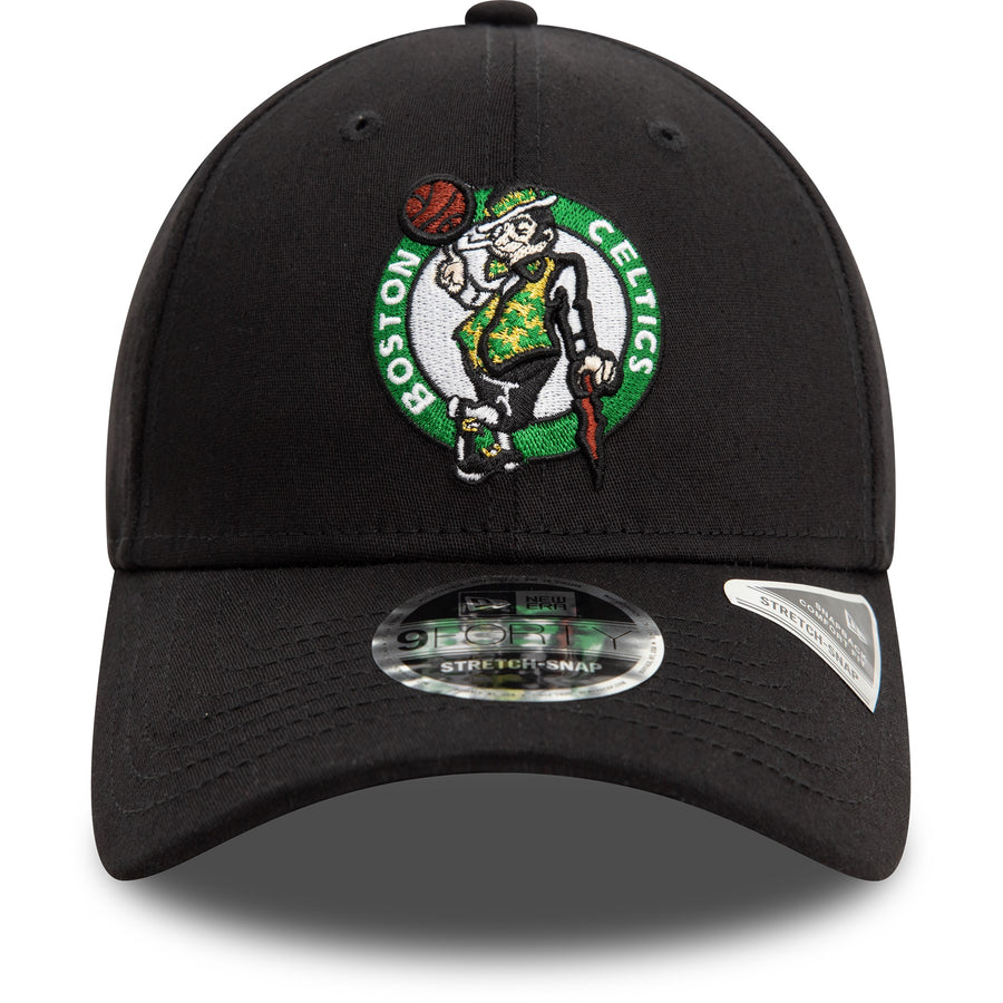 Boston Celtics 9FORTY NBA Stretch Snap Black Cap