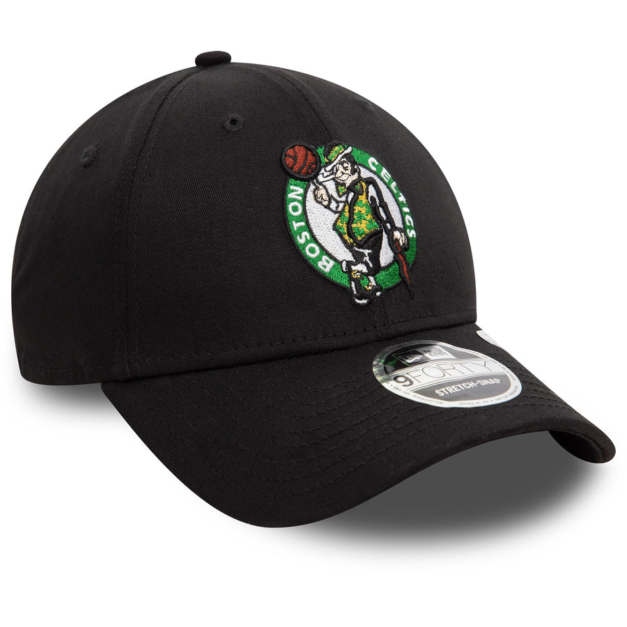 Boston Celtics 9FORTY NBA Stretch Snap Black Cap