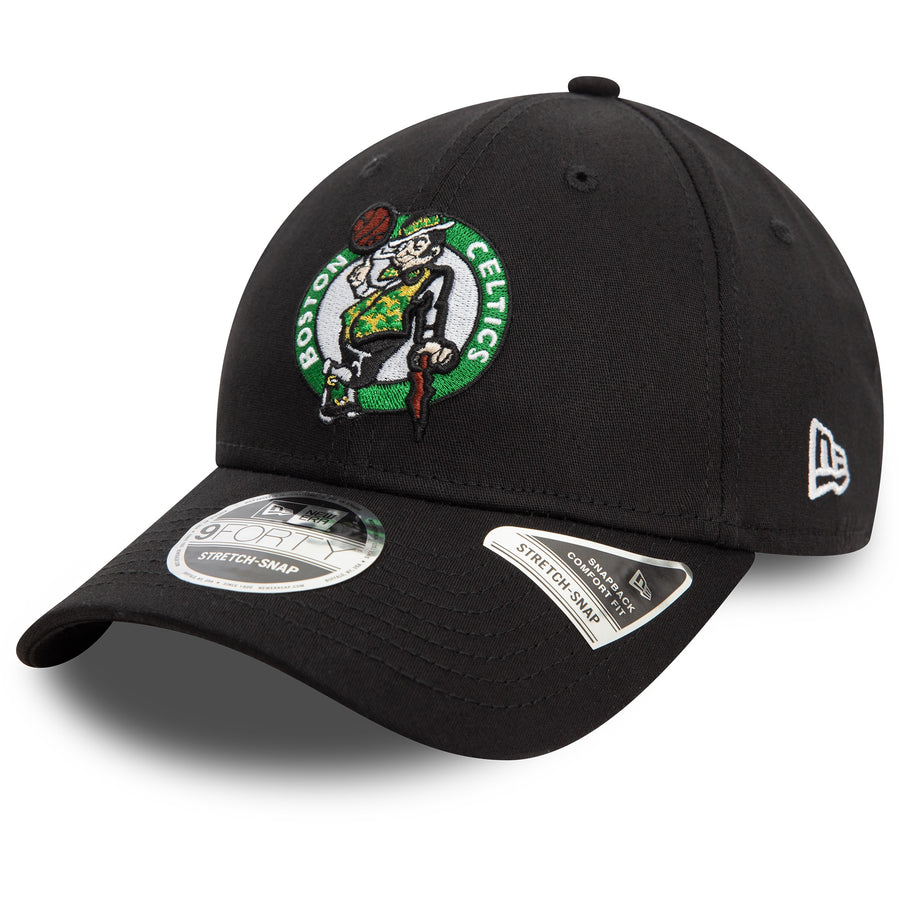 Boston Celtics 9FORTY NBA Stretch Snap Black Cap