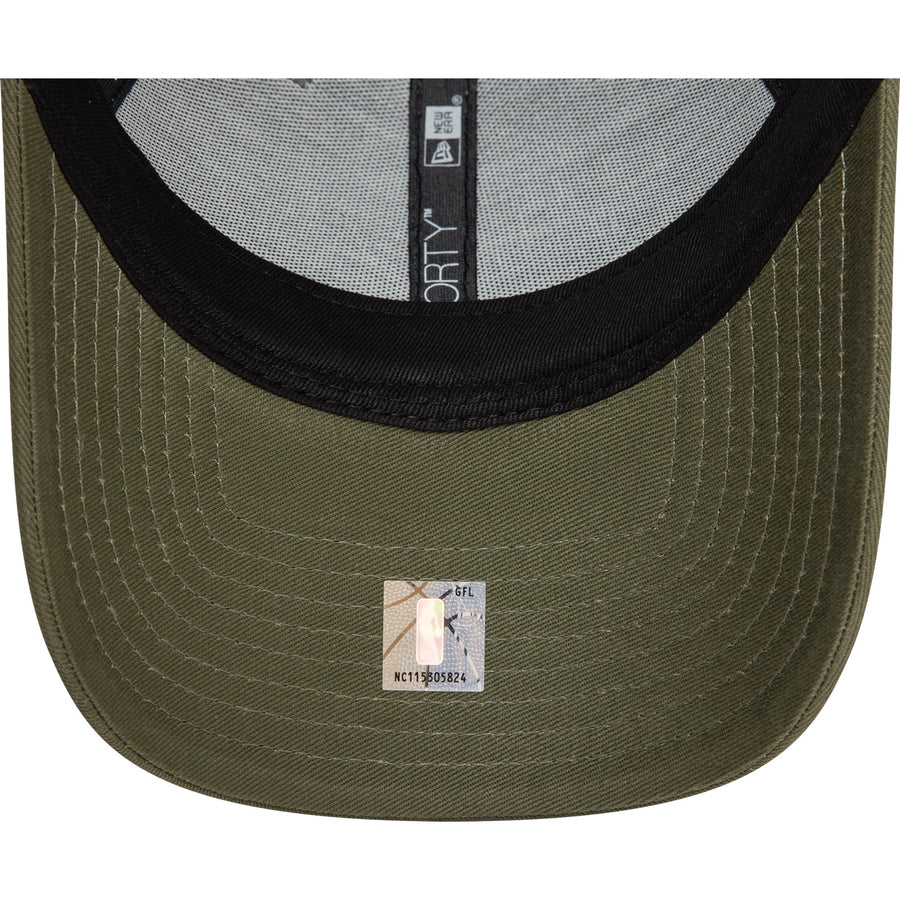 Los Angeles Lakers 9FORTY Team Outline Olive/Stone Cap