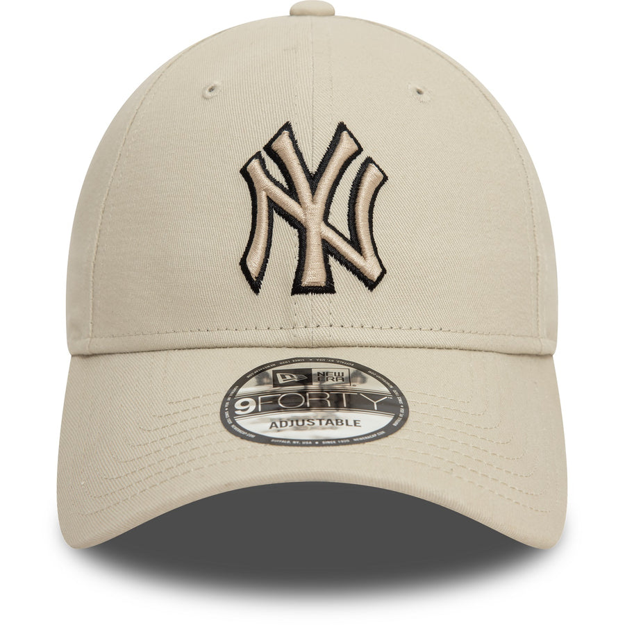 New York Yankees 9FORTY Team Outline Stone Cap