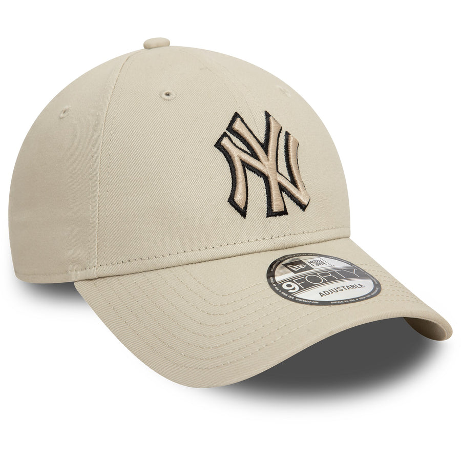 New York Yankees 9FORTY Team Outline Stone Cap