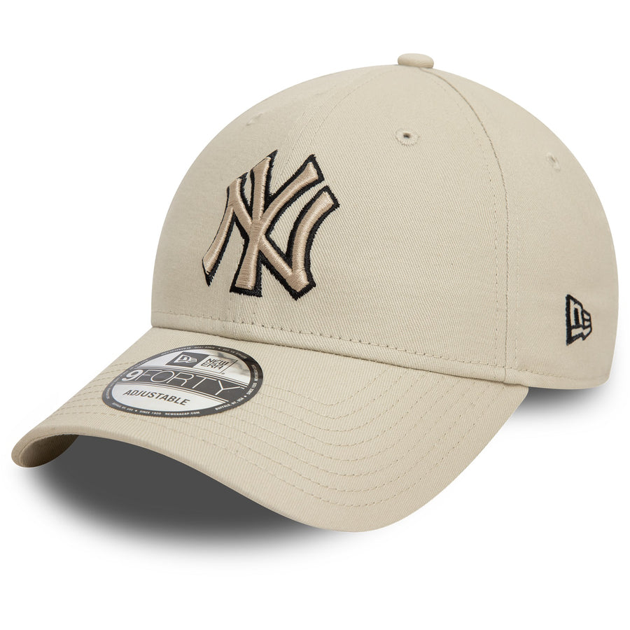 New York Yankees 9FORTY Team Outline Stone Cap