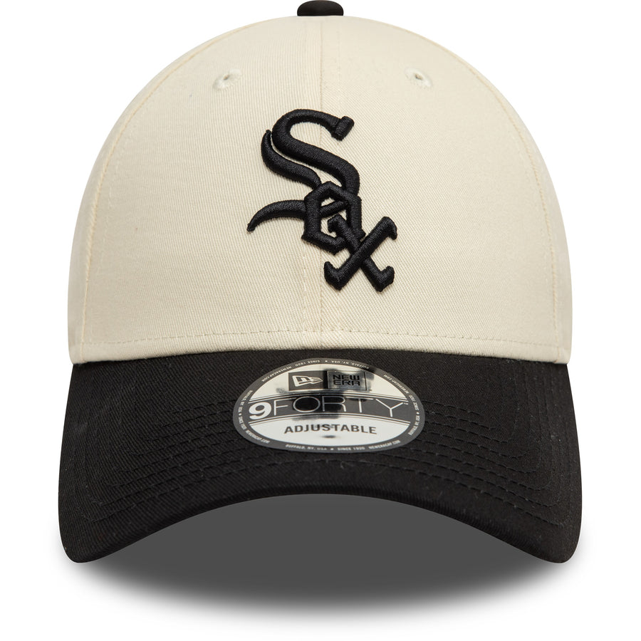 Chicago White Sox 9FORTY Colour Block Cream/Black Cap