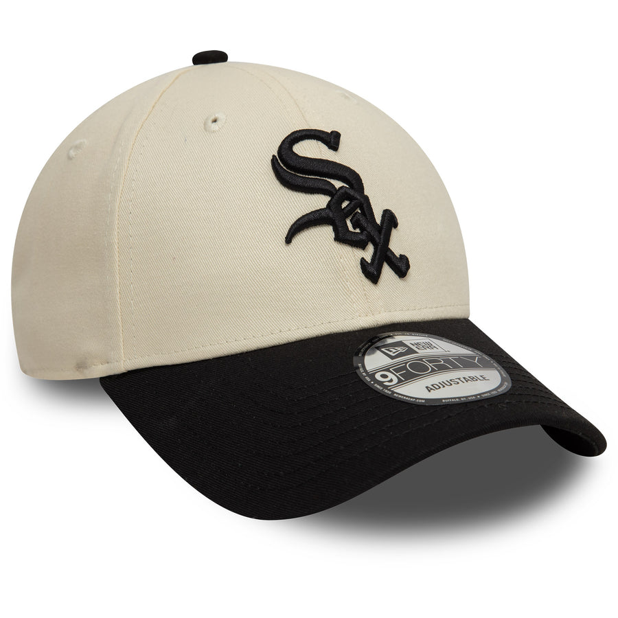 Chicago White Sox 9FORTY Colour Block Cream/Black Cap