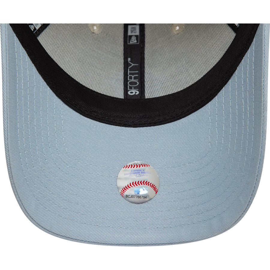 New York Yankees 9FORTY World Series Patch Ivory/Pale Blue Cap