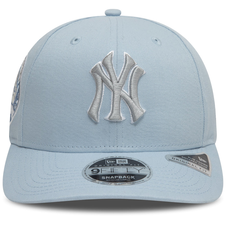 New York Yankees 9FIFTY Original Fit Pre Curved World Series Pastel Blue Cap