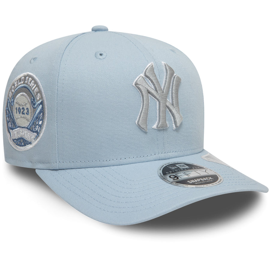 New York Yankees 9FIFTY Original Fit Pre Curved World Series Pastel Blue Cap