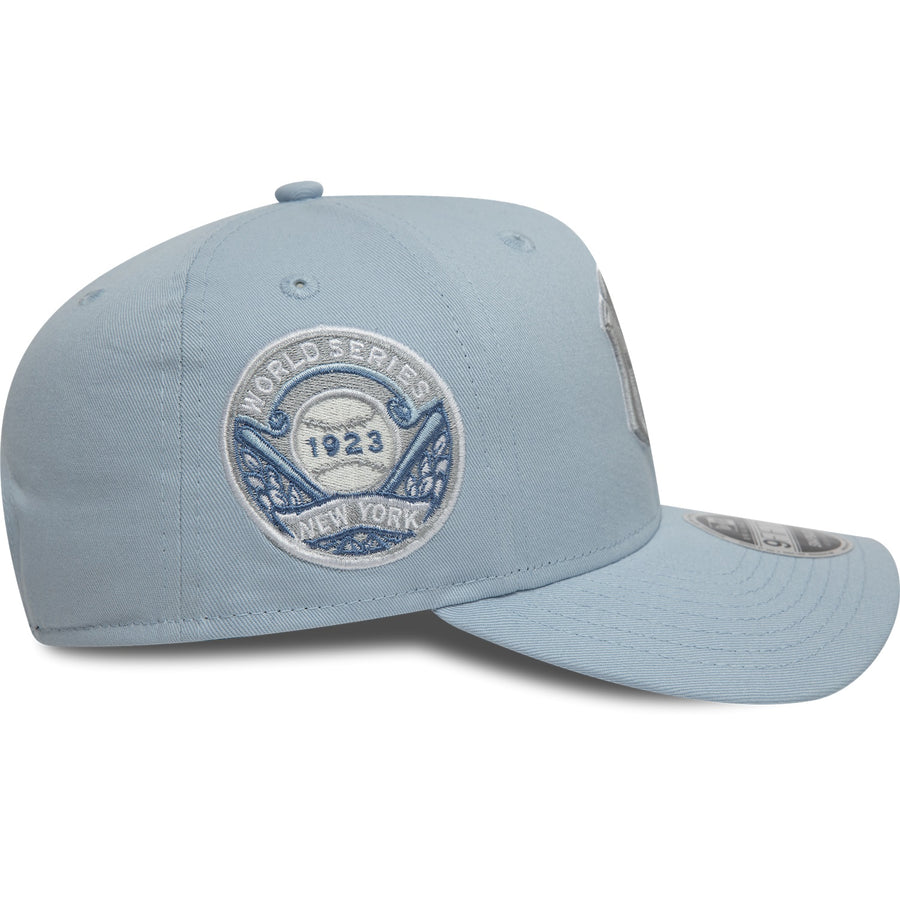 New York Yankees 9FIFTY Original Fit Pre Curved World Series Pastel Blue Cap