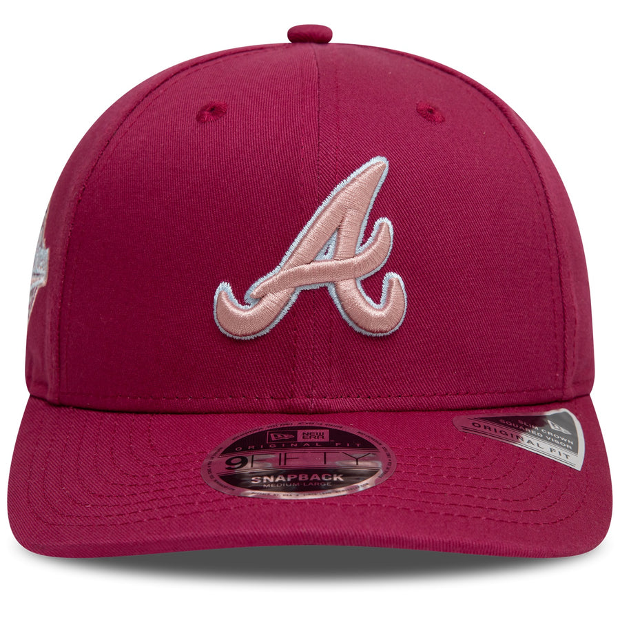 Atlanta Braves 9FIFTY Original Fit Pre Curved World Series Dark Red Cap