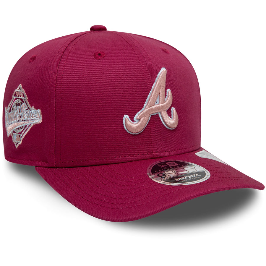 Atlanta Braves 9FIFTY Original Fit Pre Curved World Series Dark Red Cap