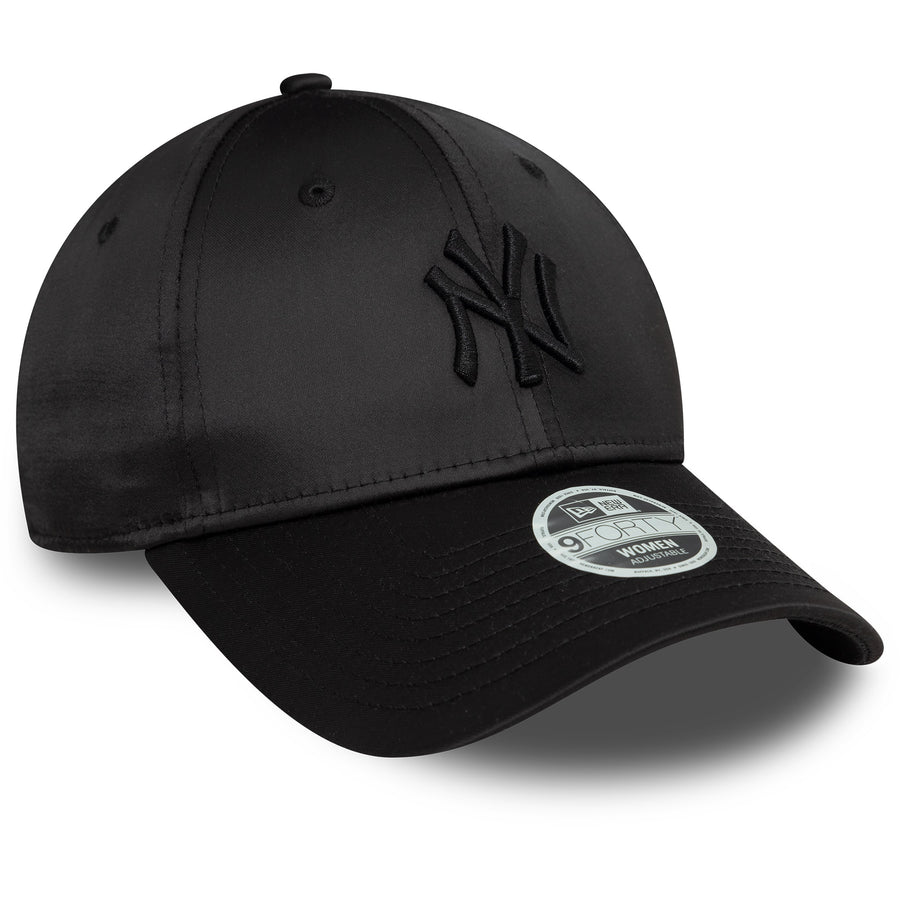 New York Yankees 9FORTY Womens Satin Black Cap