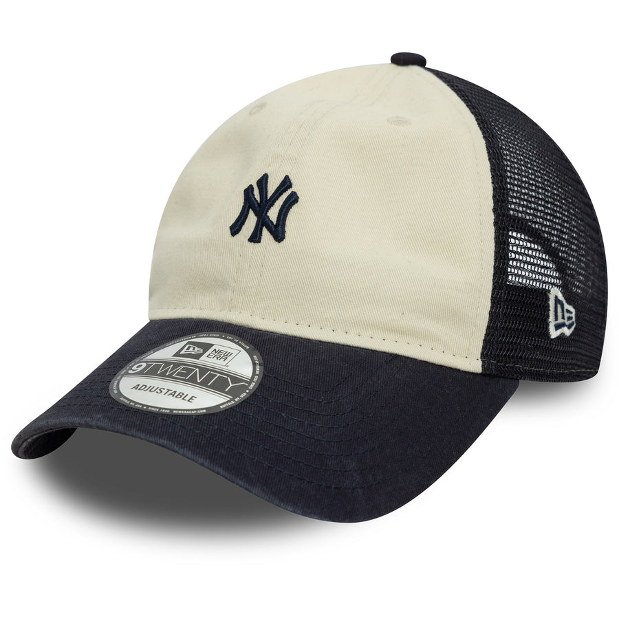 New York Yankees 9FORTY Womens League Essential Stone Trucker Cap