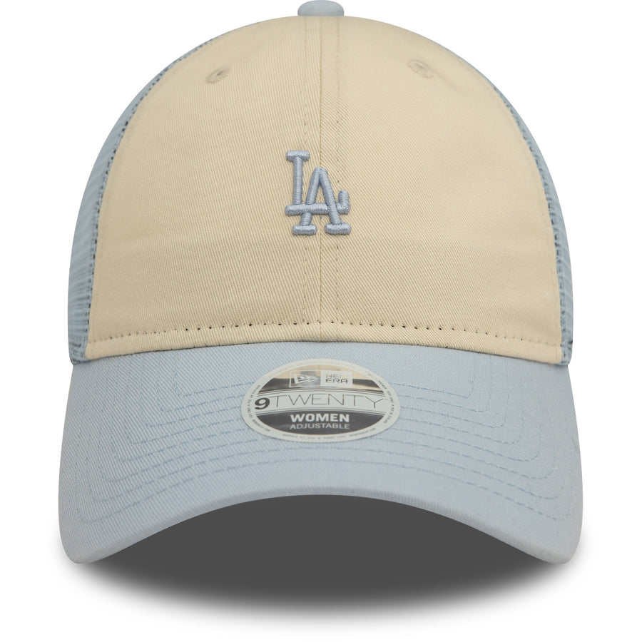 Los Angeles Dodgers 9FORTY Womens League Essential Stone Trucker Cap