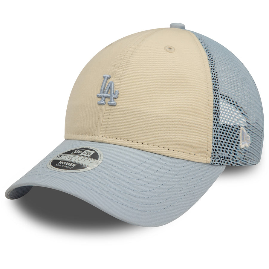 Los Angeles Dodgers 9FORTY Womens League Essential Stone Trucker Cap