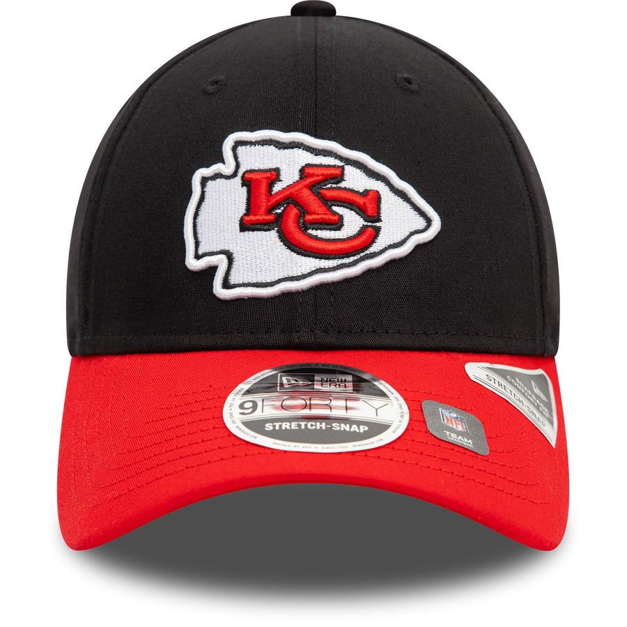 Kansas City Chiefs 9FORTY Stretch Snap NFL Black Cap