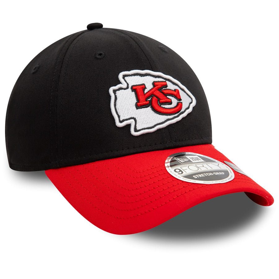 Kansas City Chiefs 9FORTY Stretch Snap NFL Black Cap