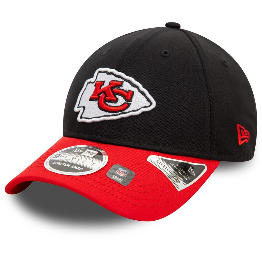 Kansas City Chiefs 9FORTY Stretch Snap NFL Black Cap