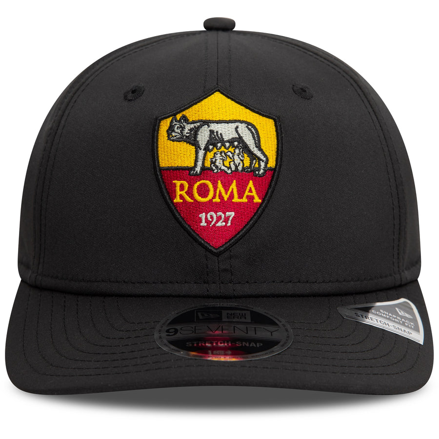 AS Roma 9SEVENTY Core Stretch Snap Black Cap