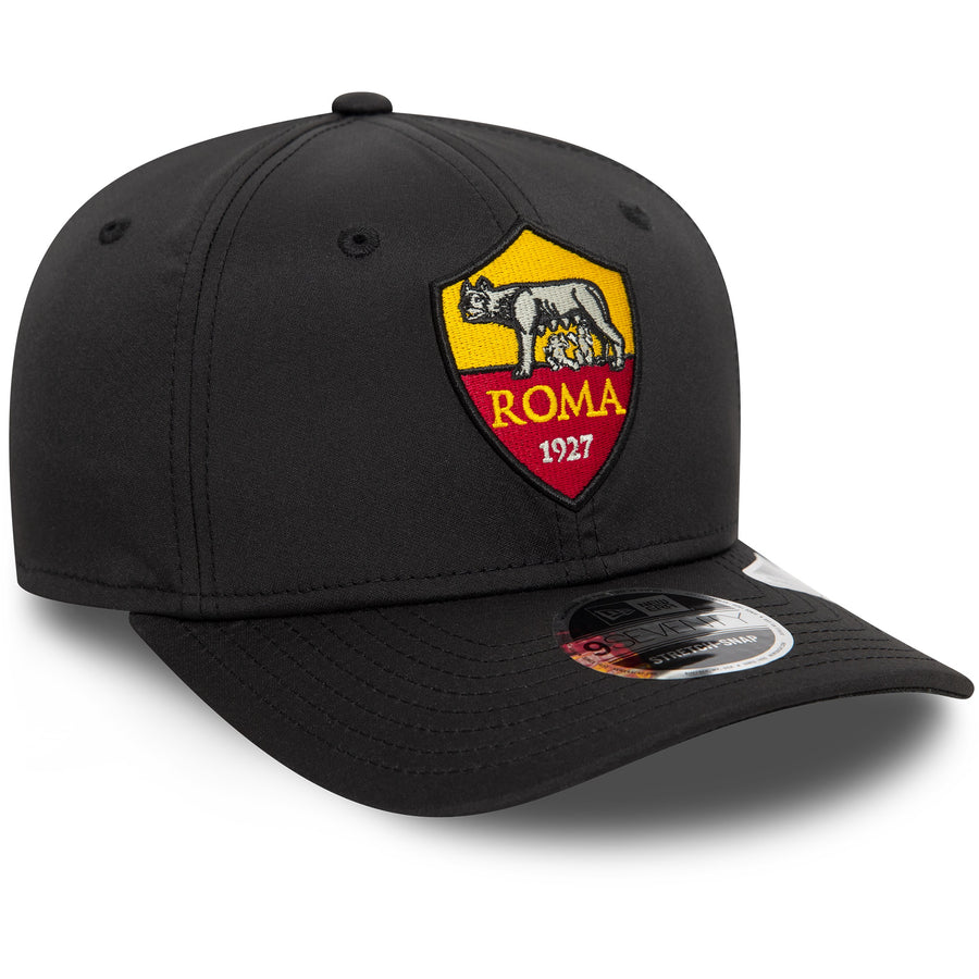 AS Roma 9SEVENTY Core Stretch Snap Black Cap