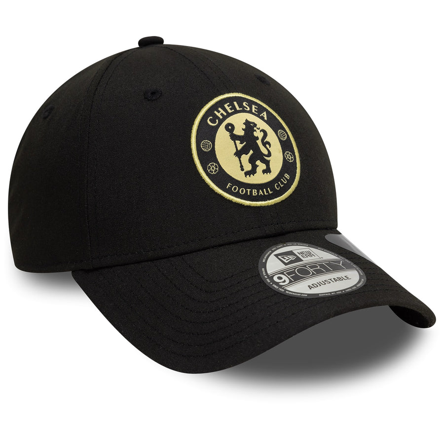 Chelsea Football Club 9FORTY Seasonal Pop Black/Yellow Cap