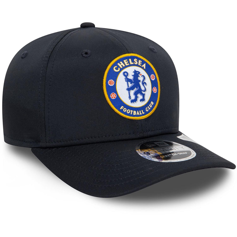 Chelsea FC 9SEVENTY Lion Crest Core Stretch Snap Navy Cap