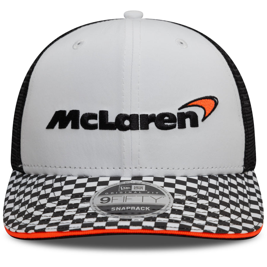 McLaren 9FIFTY 2025 F1 Retro Checkered White Cap