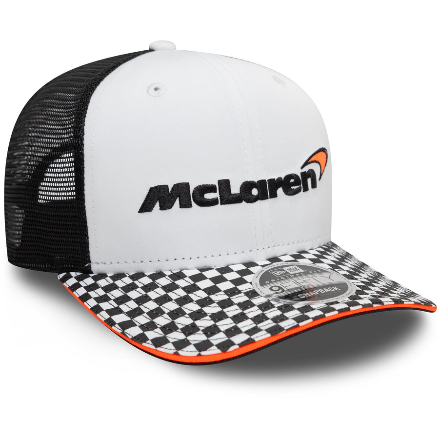 McLaren 9FIFTY 2025 F1 Retro Checkered White Cap