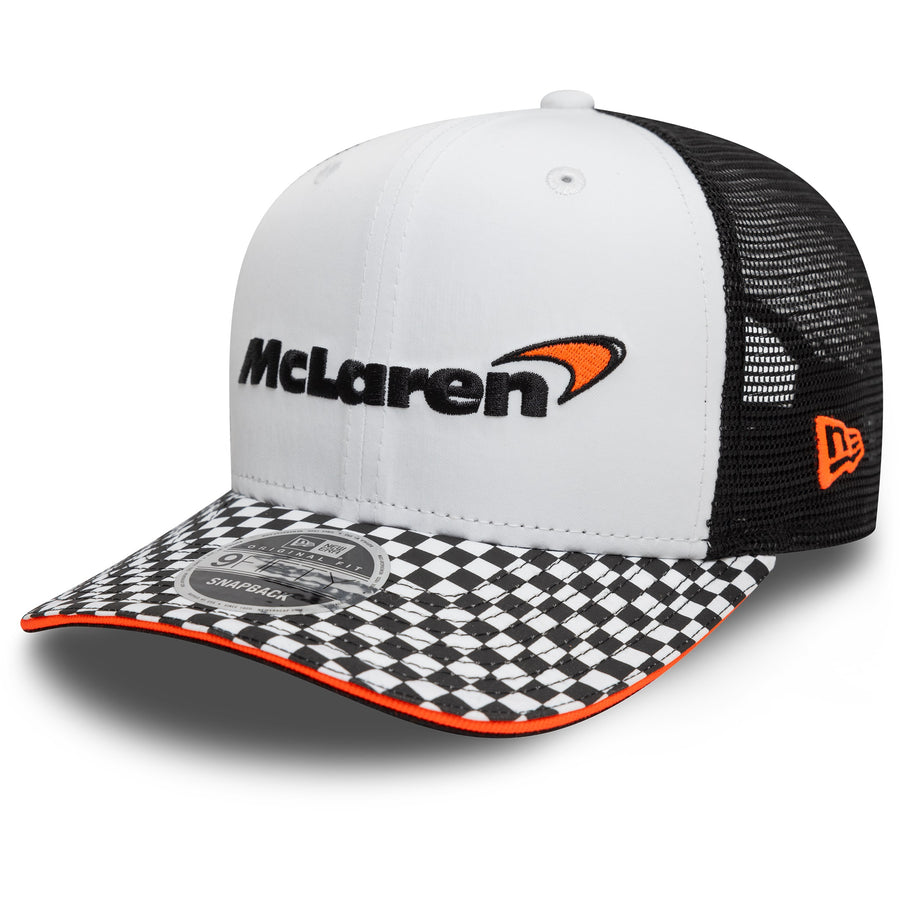 McLaren 9FIFTY 2025 F1 Retro Checkered White Cap