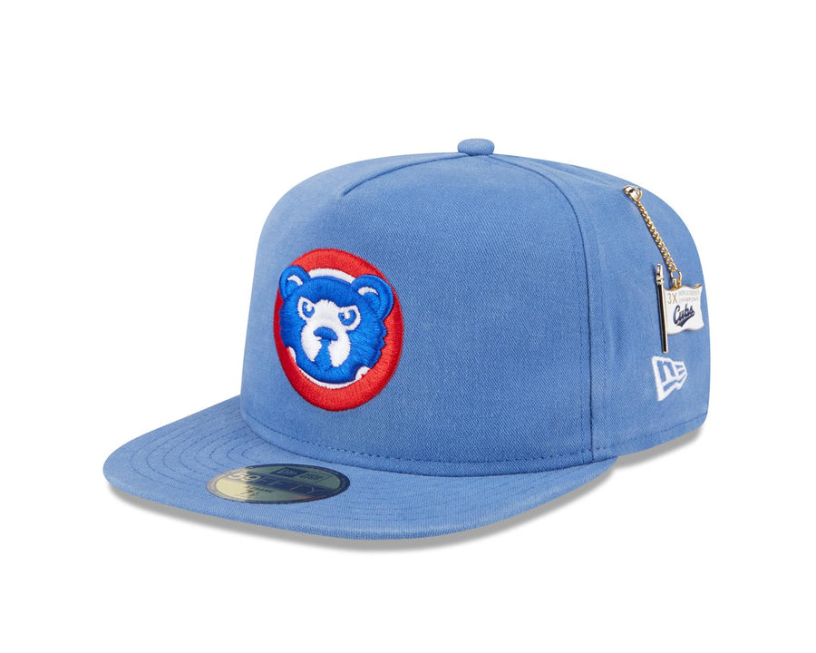 Chicago Cubs 59FIFTY Championship Side Flag Royal Cap