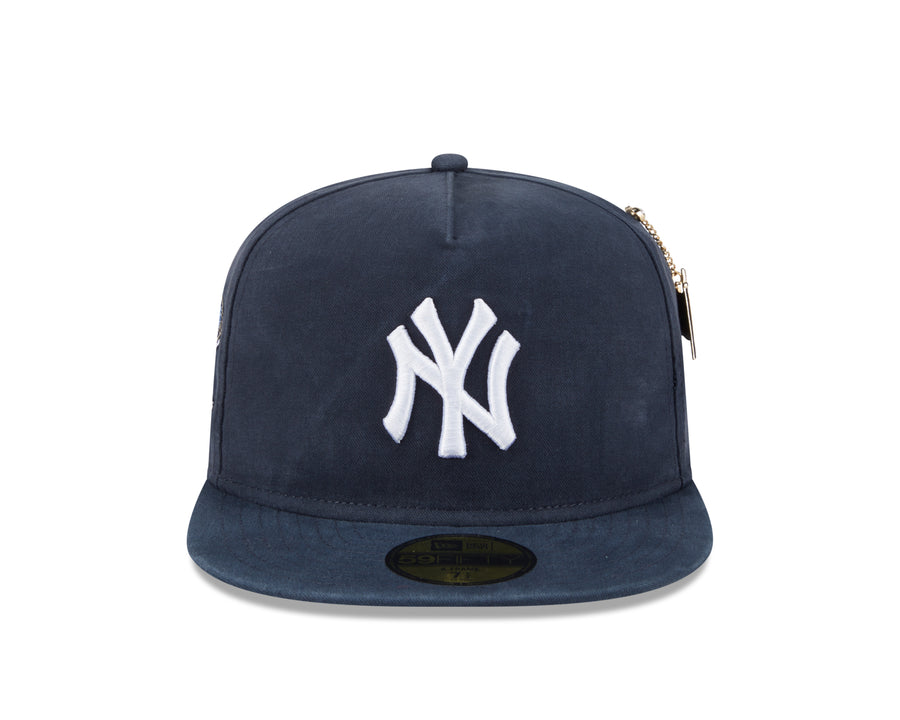 New York Yankees 59FIFTY Championship Side Flag Navy Cap