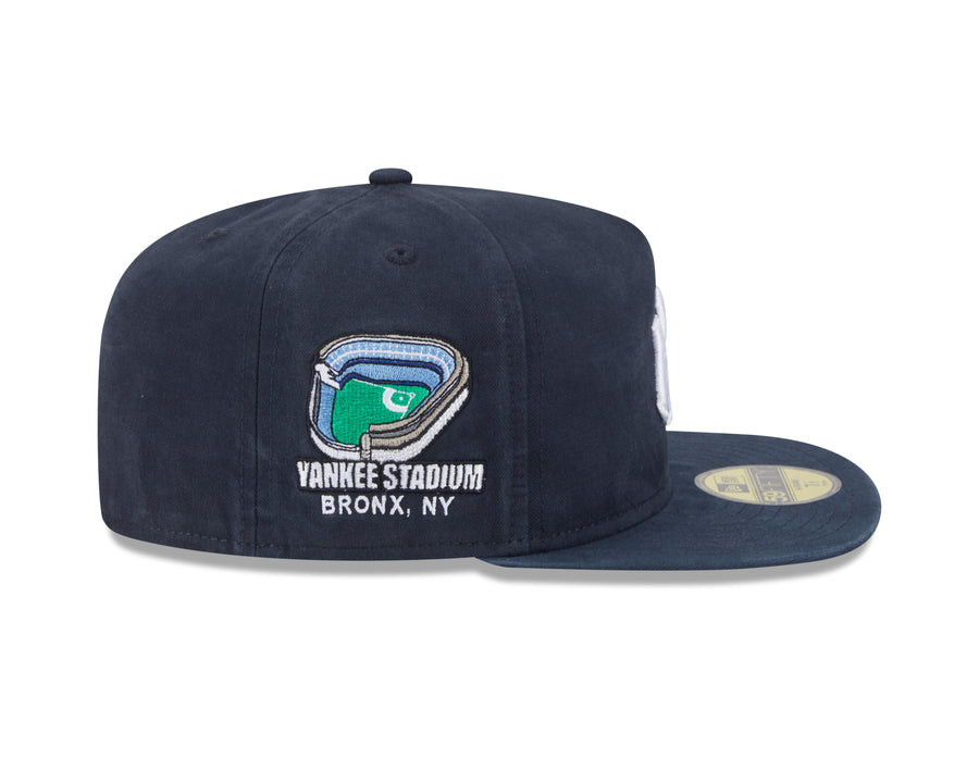 New York Yankees 59FIFTY Championship Side Flag Navy Cap