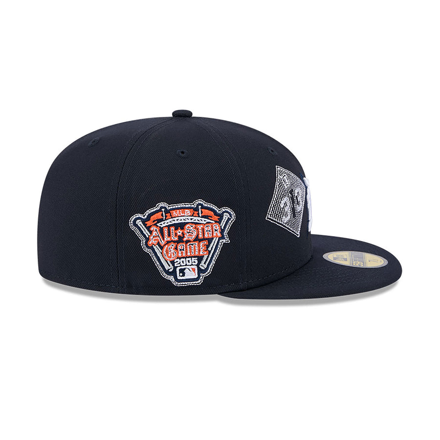 Detroit Tigers 59FIFTY State Stitch Fitted Navy Cap