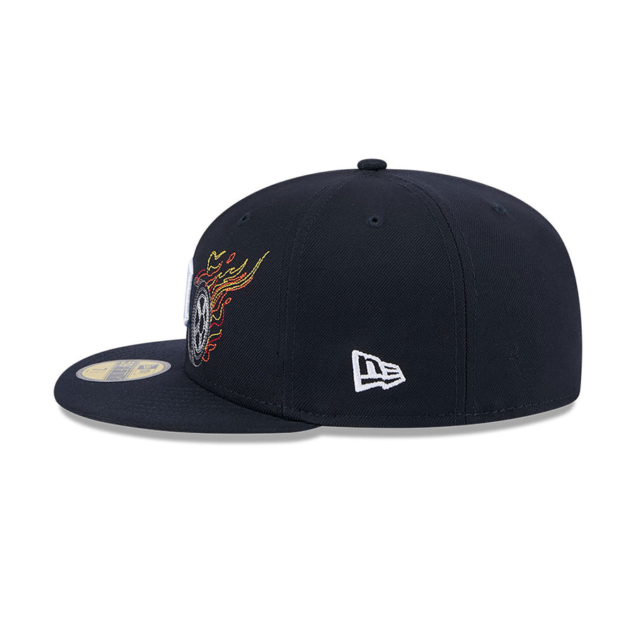 Detroit Tigers 59FIFTY State Stitch Fitted Navy Cap