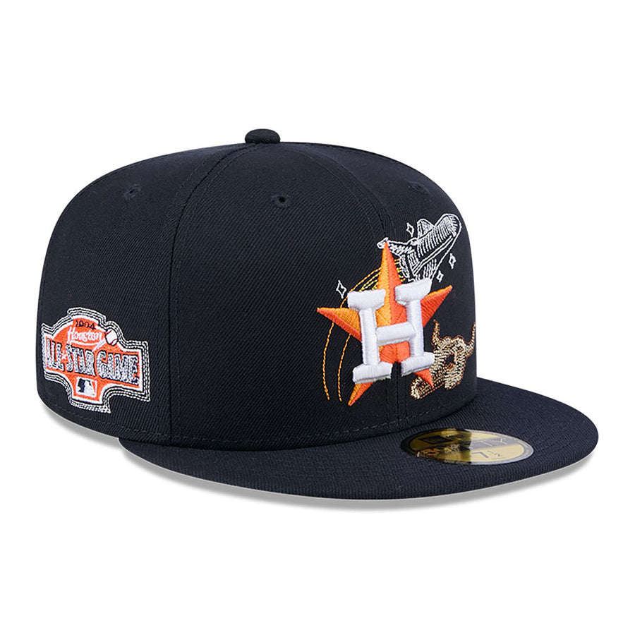 Houston Astros State Stitch 59FIFTY Fitted Navy Cap